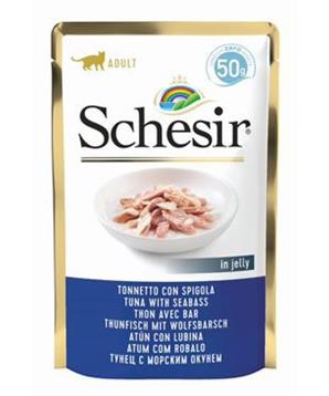 Schesir Cat kapsa Adult tuňák/moř.okoun 50G