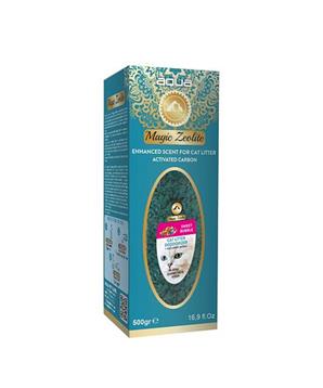 AQUA Magic Zeolite BUBBLE GUM - granulovaný deodorant pro kočičí WC,  500 g