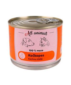 All Animals kočkopes Kachna mletá 200g