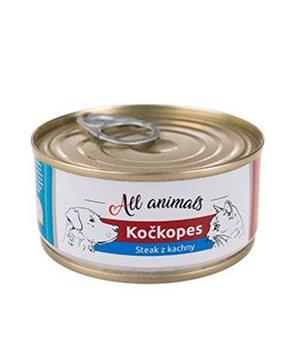 All Animals kočkopes Steak z kachny 100g