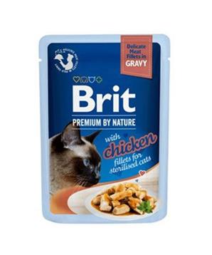 Brit Premium Cat D Fillets Gravy Chick Sterilised