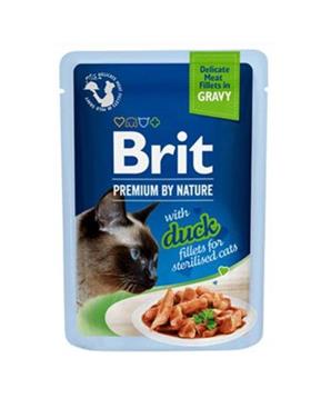 Brit Premium Cat D Fillets Gravy Duck Sterilised