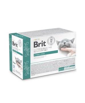 Brit VD Cat Pouch fillets in Gravy Sterilised