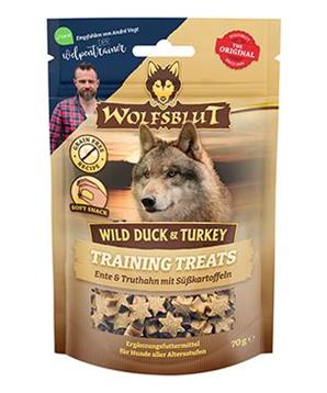 Wolfsblut Dog Training Treats Wild Duck&Turkey