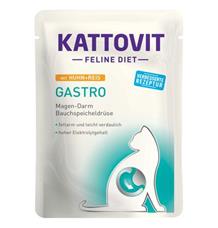 Kattovit Cat Gastro kuře a rýže kapsa 85g