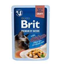 Brit Premium Cat D Fillets Gravy Chick Sterilised