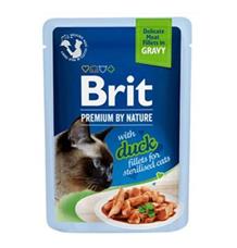 Brit Premium Cat D Fillets Gravy Duck Sterilised